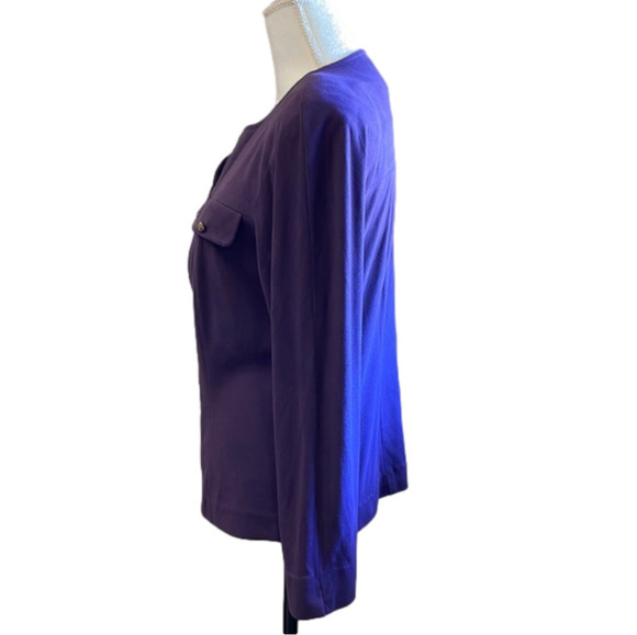 Virgo Women’s size 8 purple zip up cardigan - Picture 2 of 8